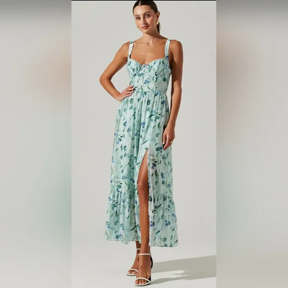 Astr | Dresses | Astr The Label Nwt Kelby Corset Green Blue Floral Midi Dress Size Xs | Poshmark Astr | Dresses | Astr The Label Nwt Kelby Corset Green Blue Floral Midi Dress Size Xs | Poshmark